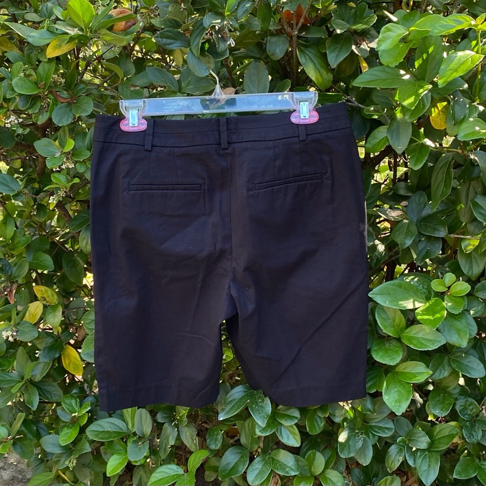 Talbots Casual Bermuda Walking Shorts Black 4